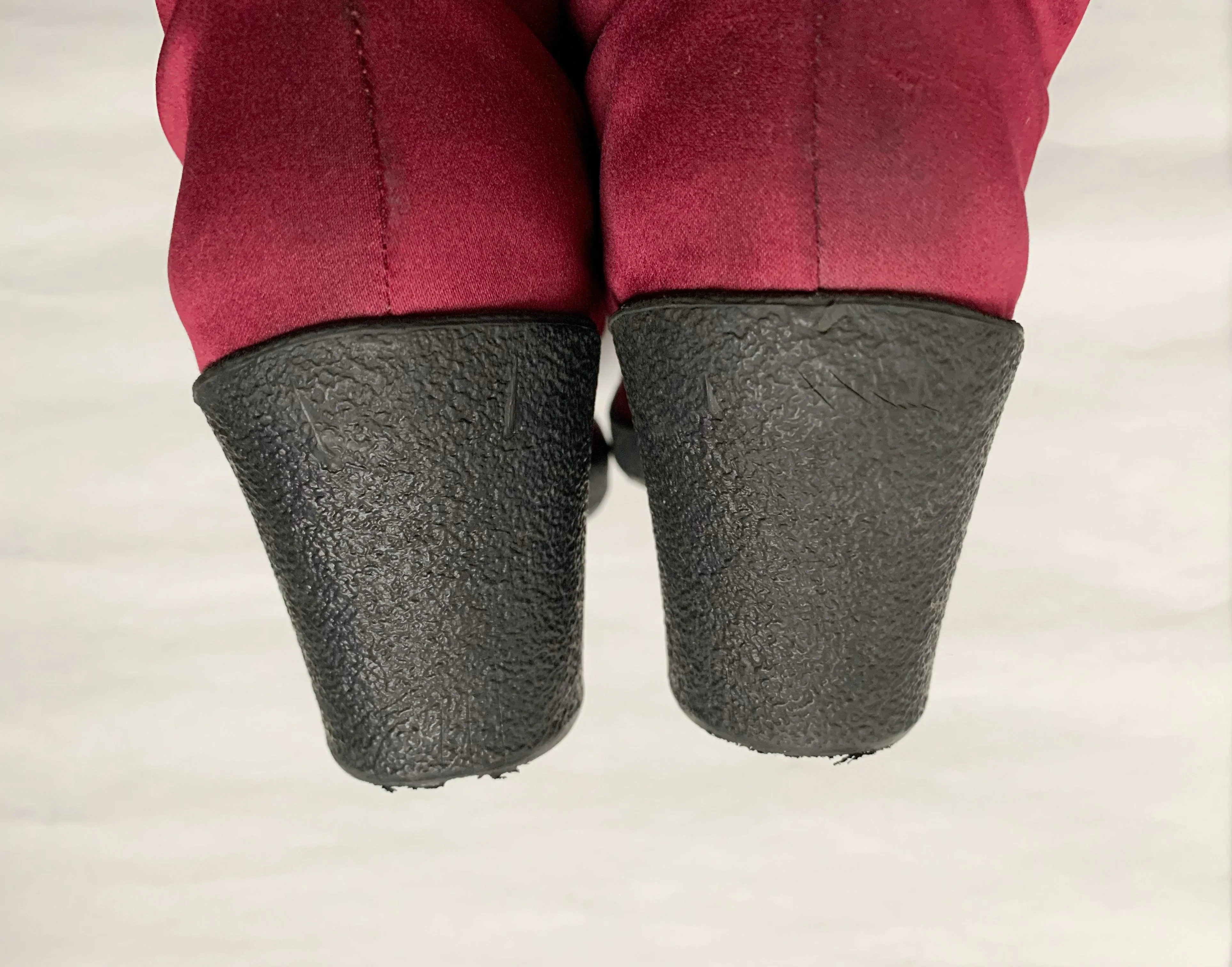 【 MM6  Maison Margiera 】 Satin Long Boots