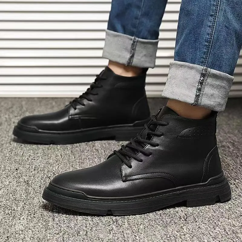 2023 New Men's Lightweight High Top Martin Boots