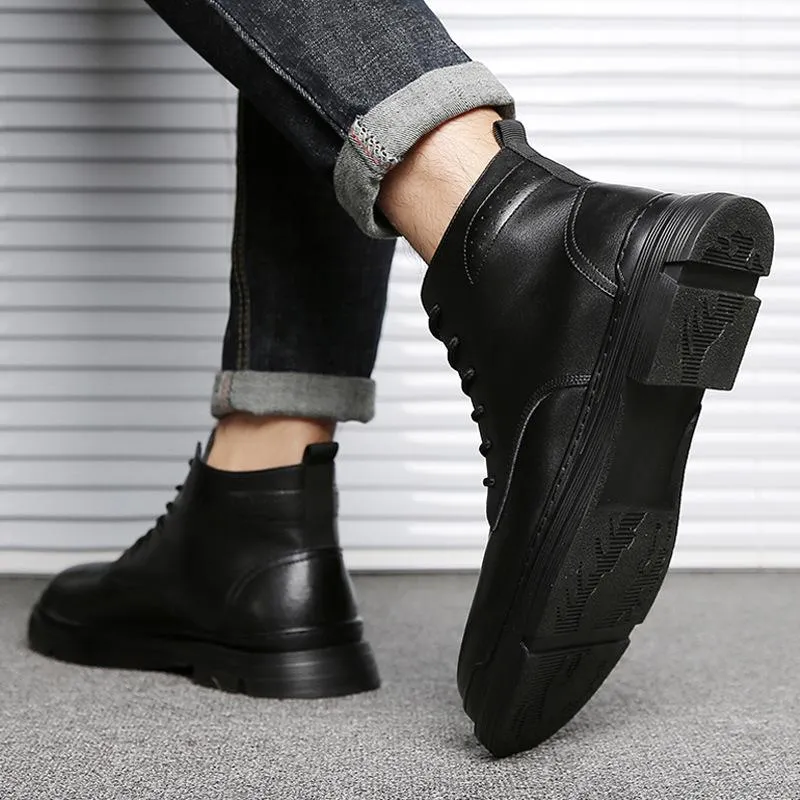 2023 New Men's Lightweight High Top Martin Boots
