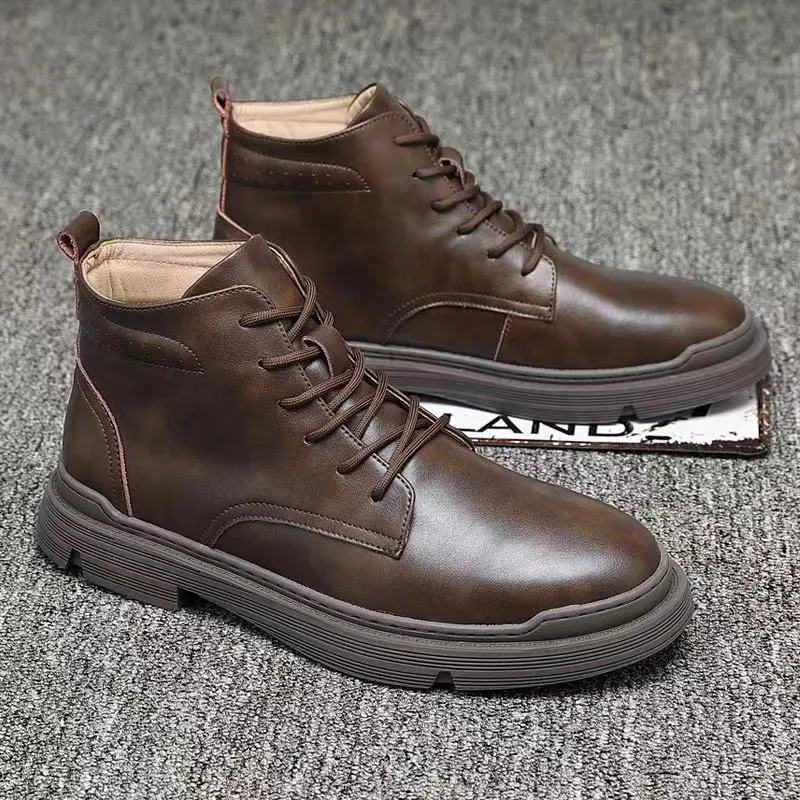 2023 New Men's Lightweight High Top Martin Boots