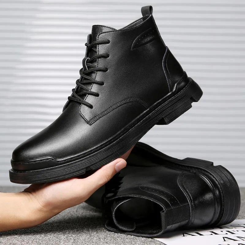 2023 New Men's Lightweight High Top Martin Boots