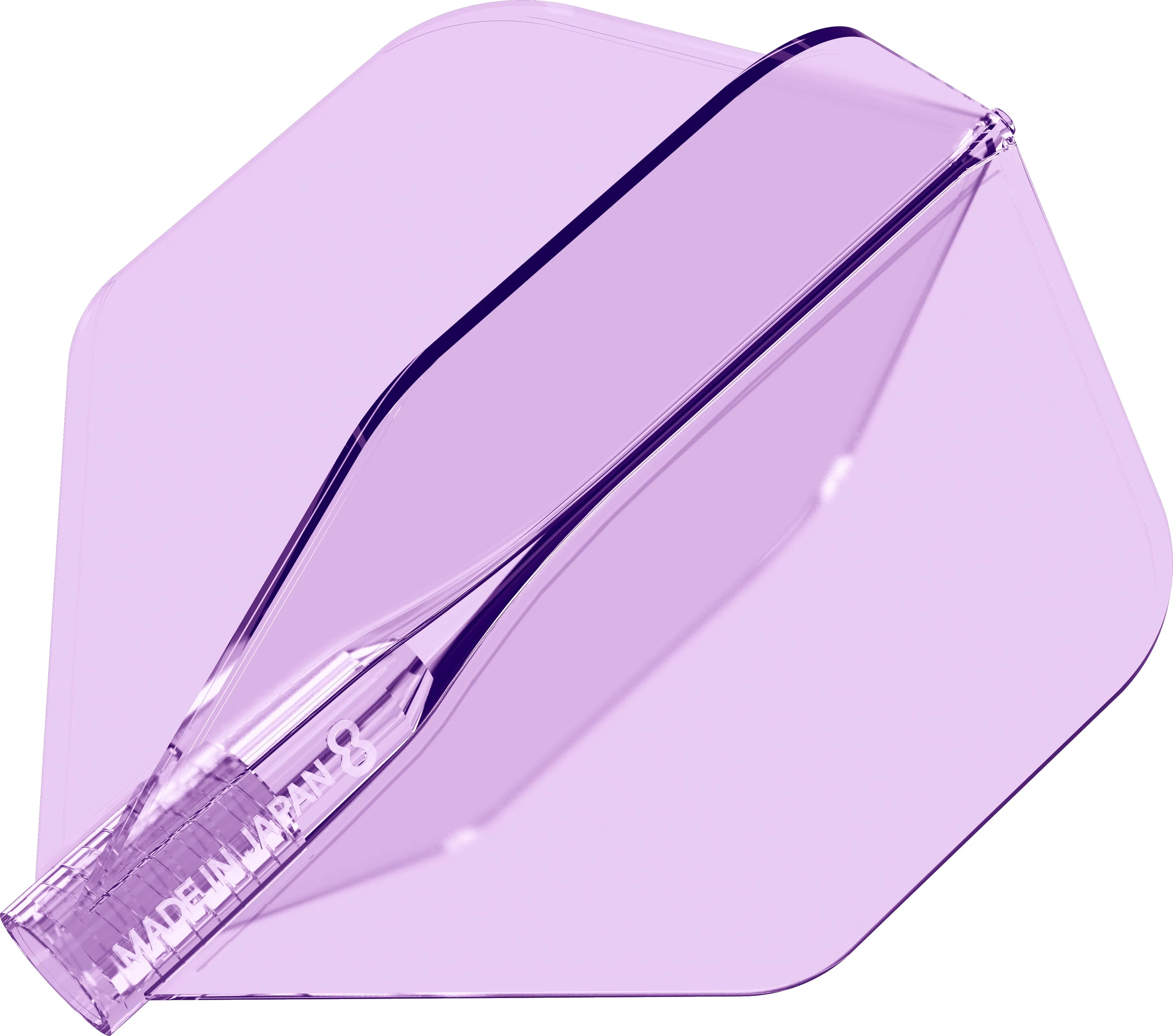 8 Clear Candy Grape No2 Standard Dart Flights