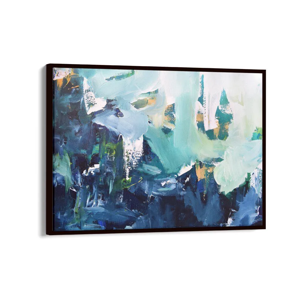Abstract 176 Framed Canvas
