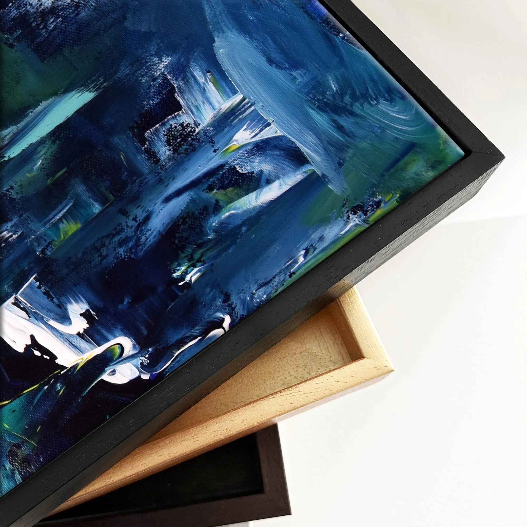 Abstract 176 Framed Canvas
