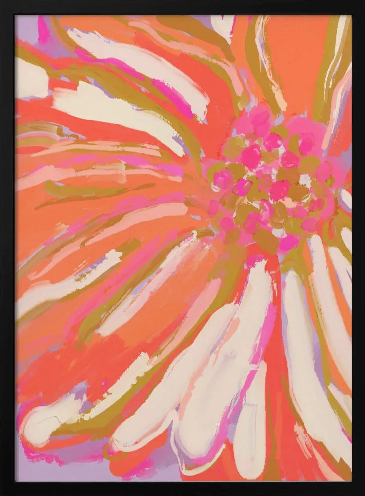 Abstract flower detail - Stretched Canvas, Poster or Fine Art Print