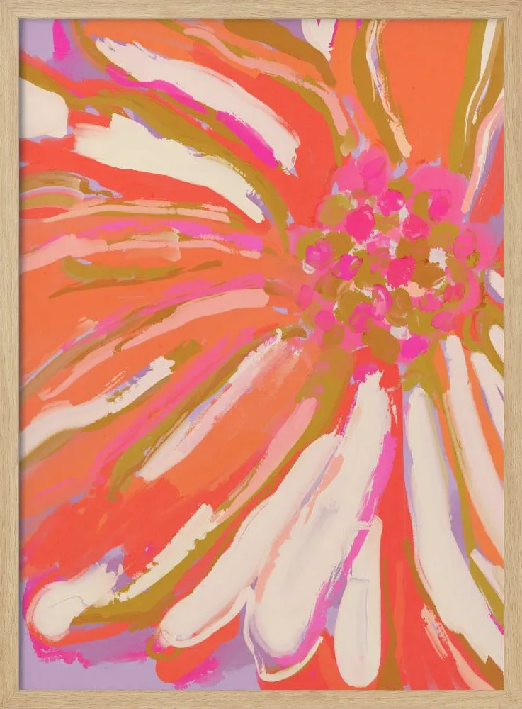 Abstract flower detail - Stretched Canvas, Poster or Fine Art Print