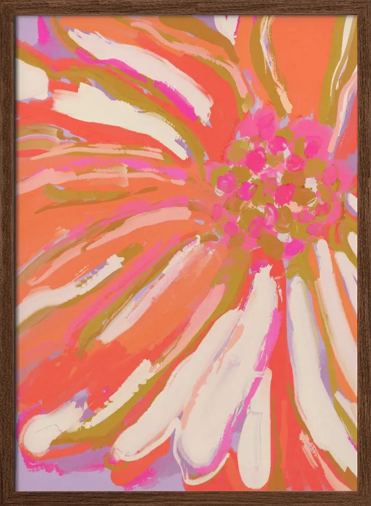 Abstract flower detail - Stretched Canvas, Poster or Fine Art Print