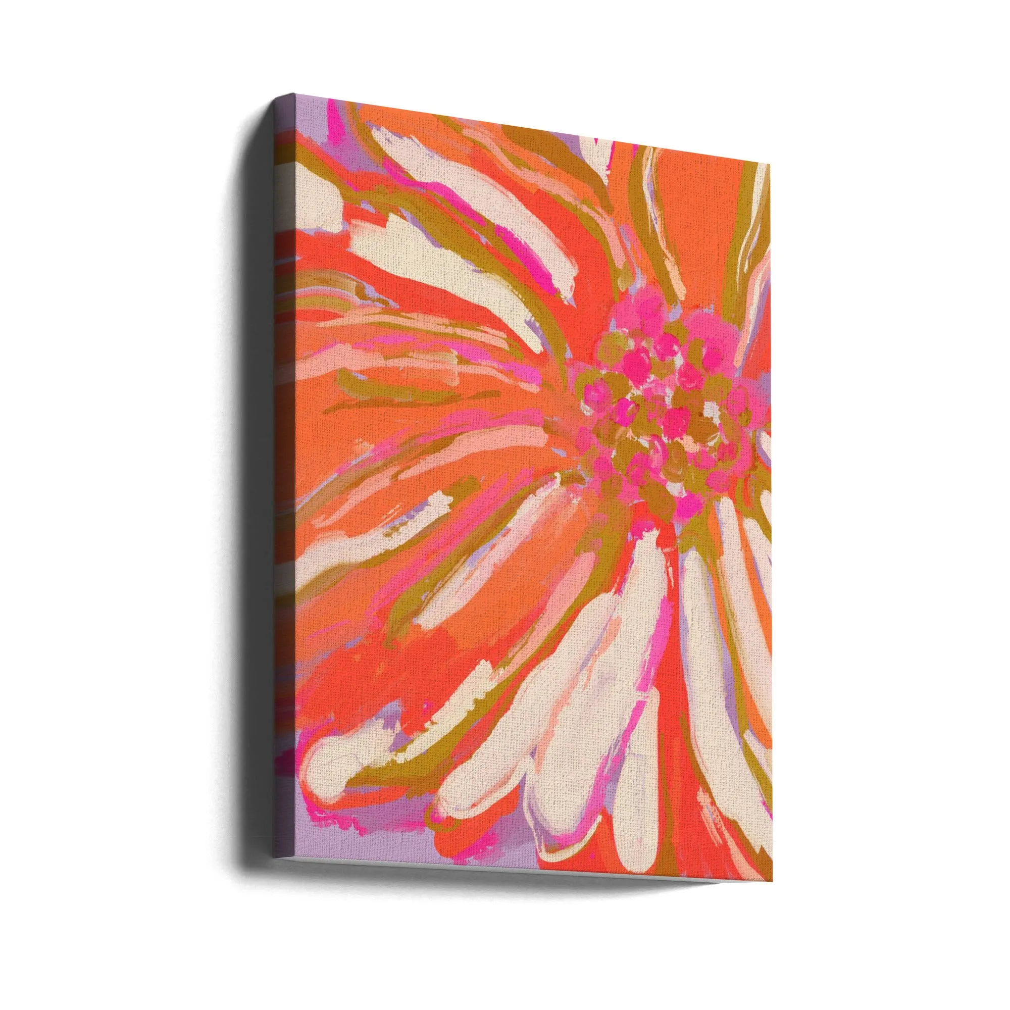 Abstract flower detail - Stretched Canvas, Poster or Fine Art Print