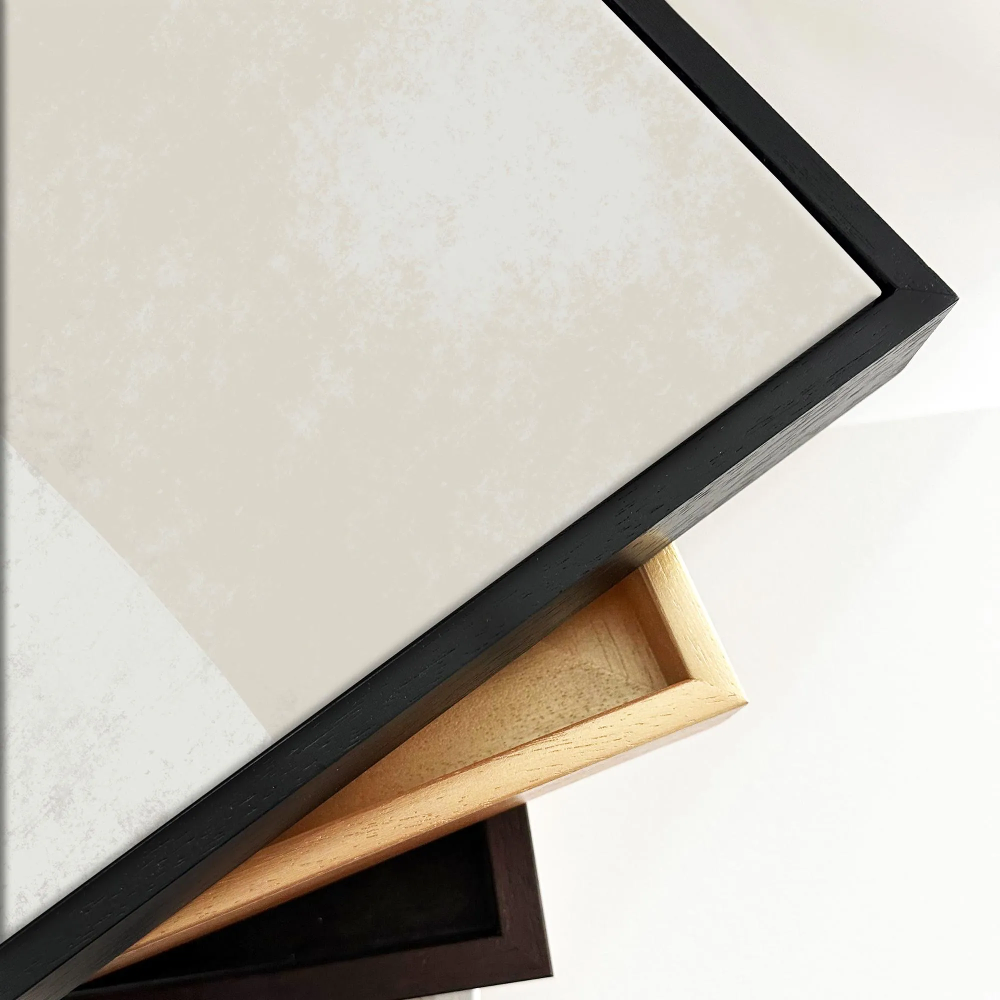 Abstract Study IV Framed Canvas