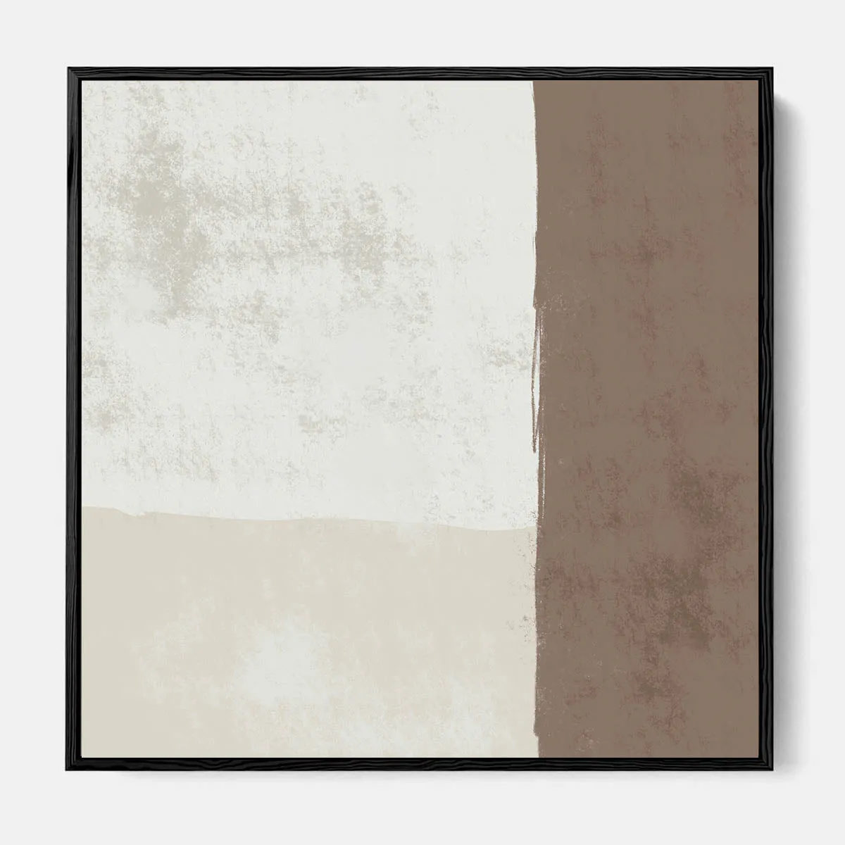Abstract Study IV Framed Canvas