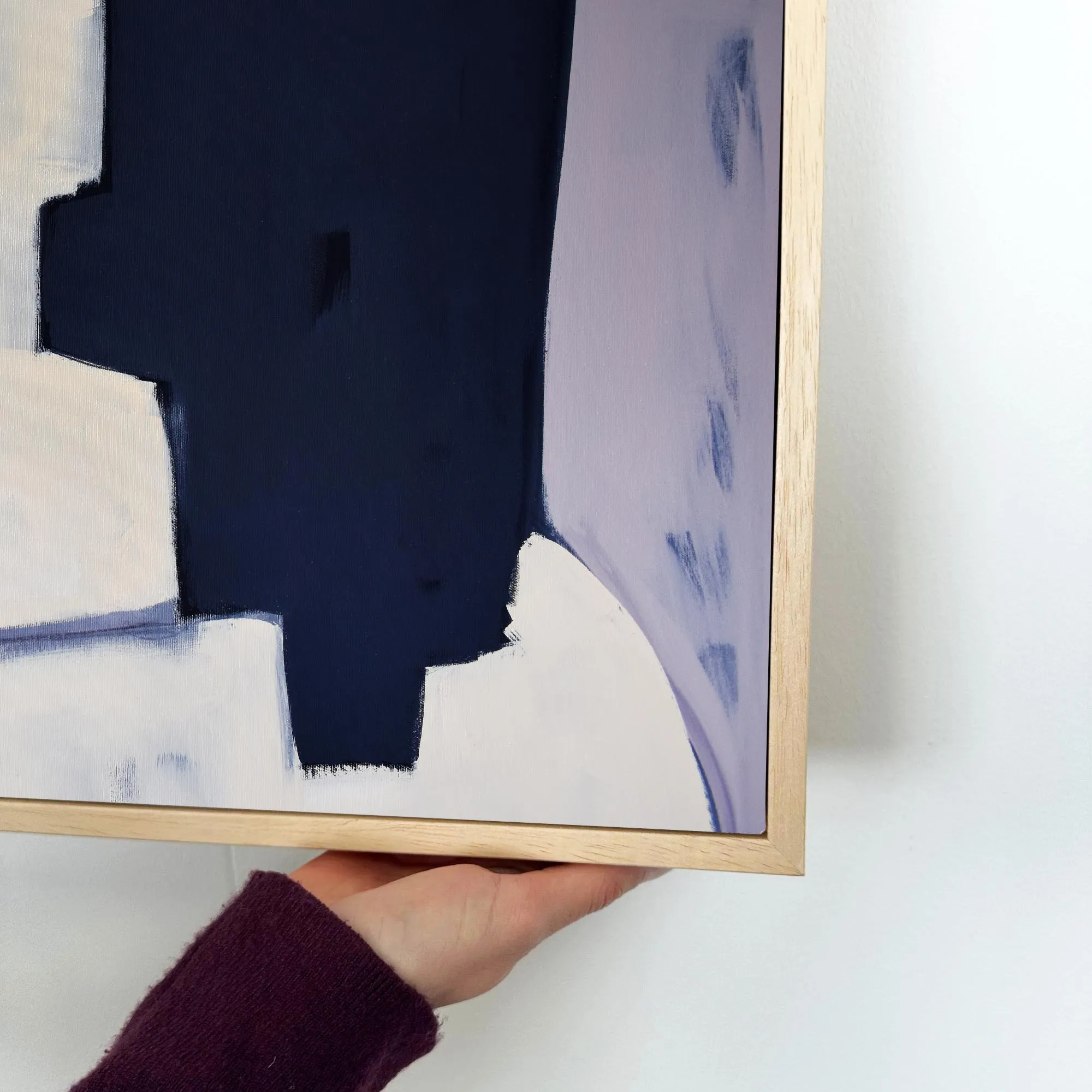 Abstraction 529 Framed Canvas