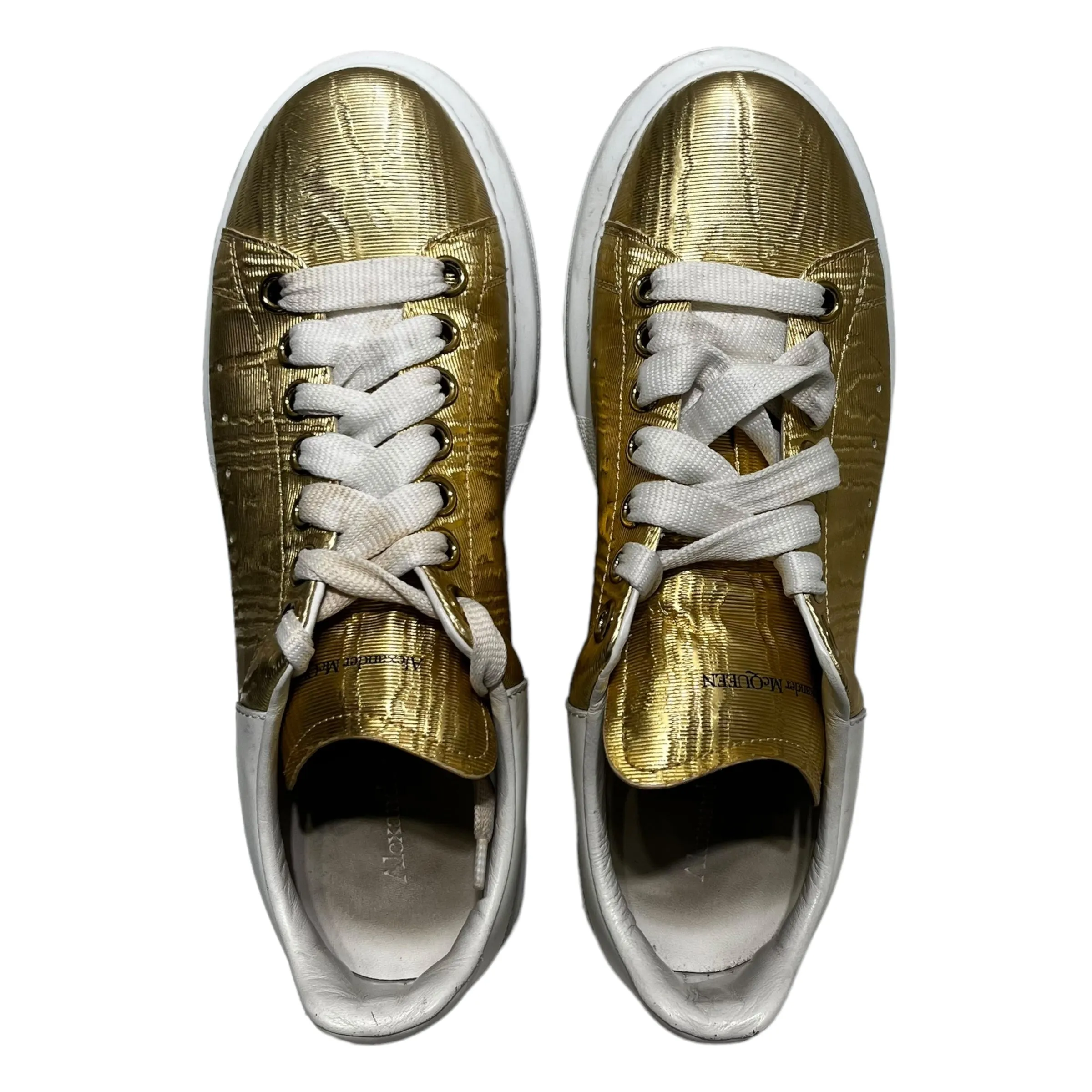Alexander McQueen/Low-Sneakers/EU 39/GLD/GOLD METALLIC LOW TOP