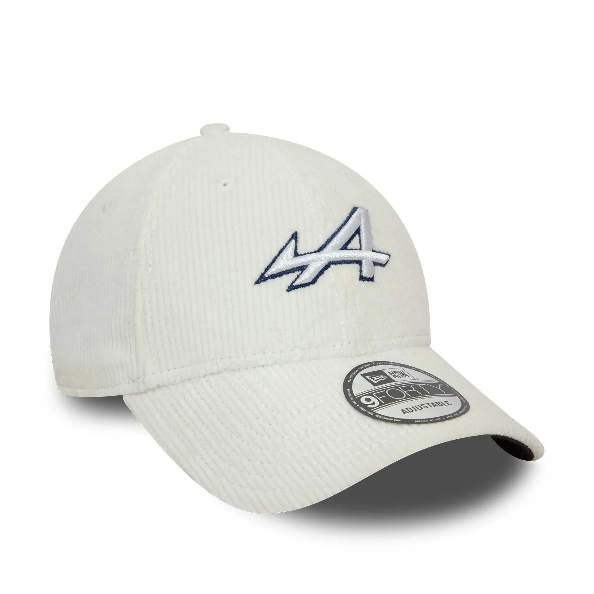 Alpine Racing A290 Beta Cord White 9FORTY Adjustable Cap