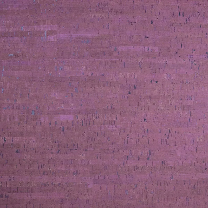 Amethyst Rustic Cork Fabric - 1/2 Yard Cut