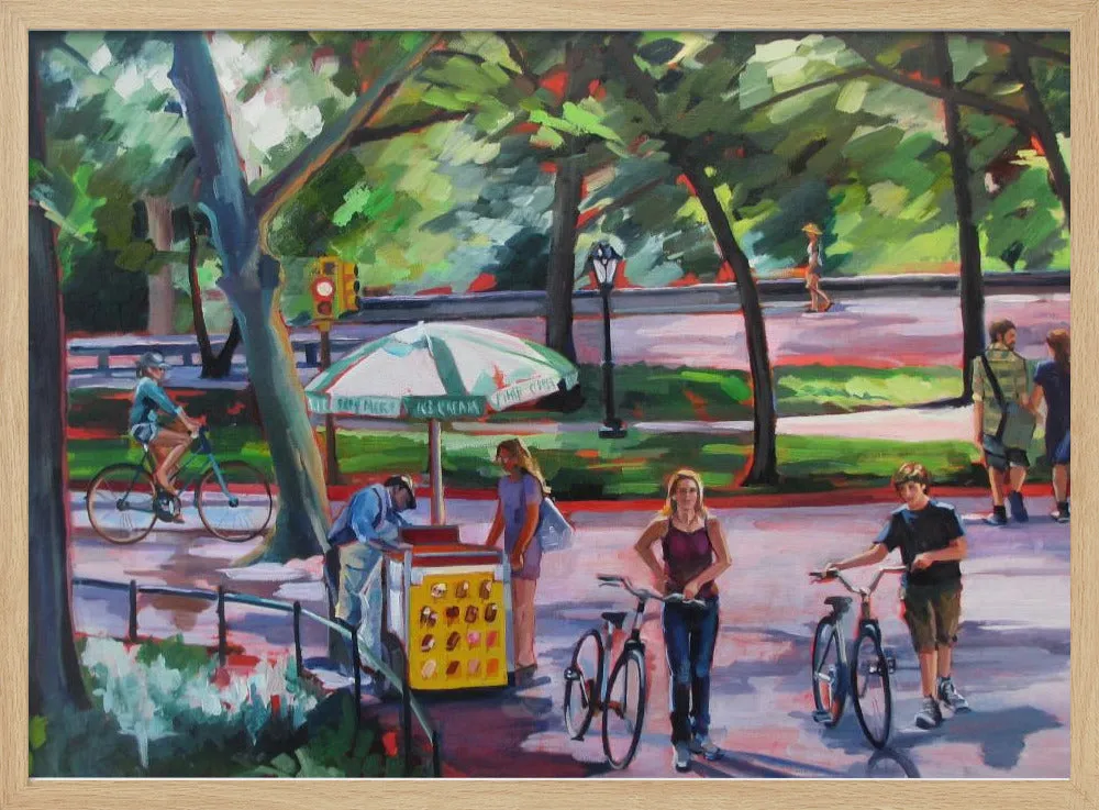 August In Central Park - Stretched Canvas, Poster or Fine Art Print