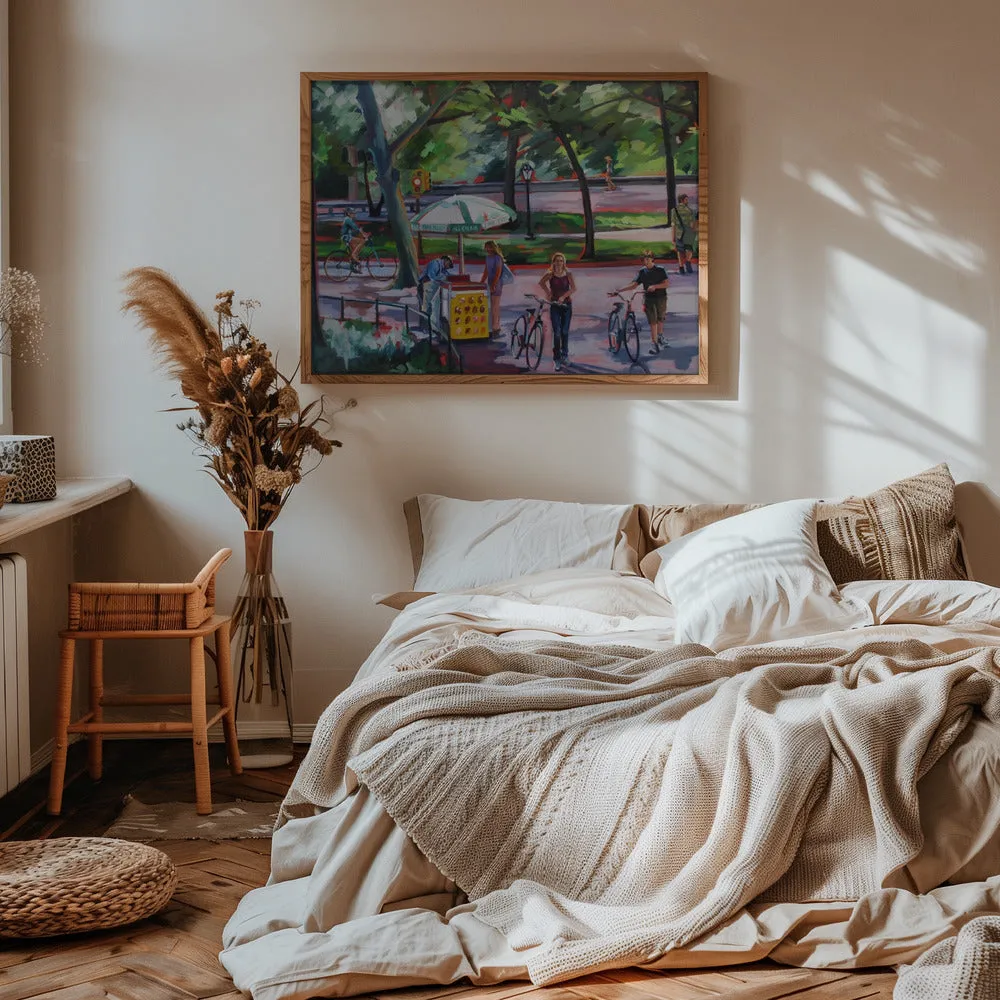 August In Central Park - Stretched Canvas, Poster or Fine Art Print