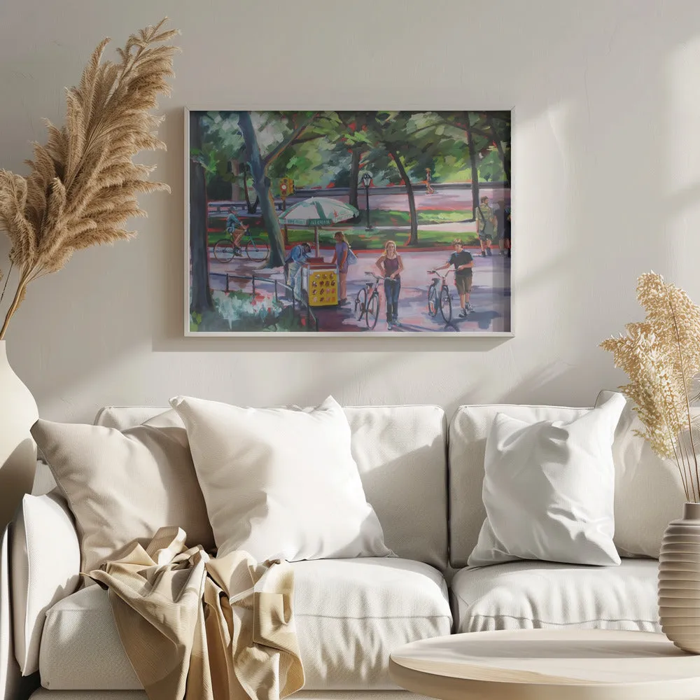 August In Central Park - Stretched Canvas, Poster or Fine Art Print