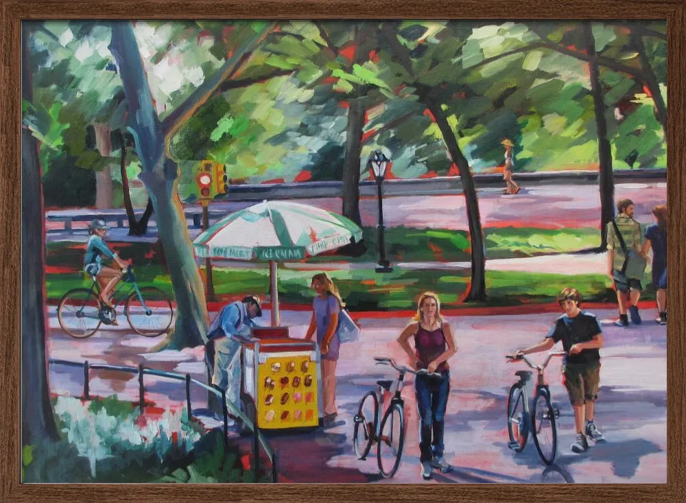 August In Central Park - Stretched Canvas, Poster or Fine Art Print