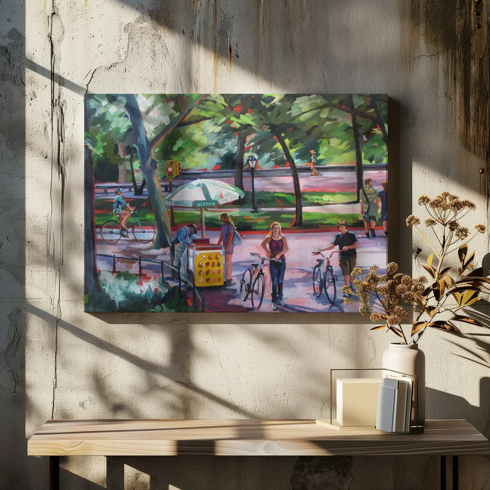 August In Central Park - Stretched Canvas, Poster or Fine Art Print