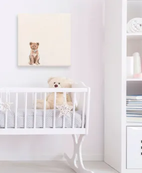 Baby Lion Canvas Wall Art