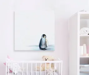 Baby Penguin Canvas Wall Art