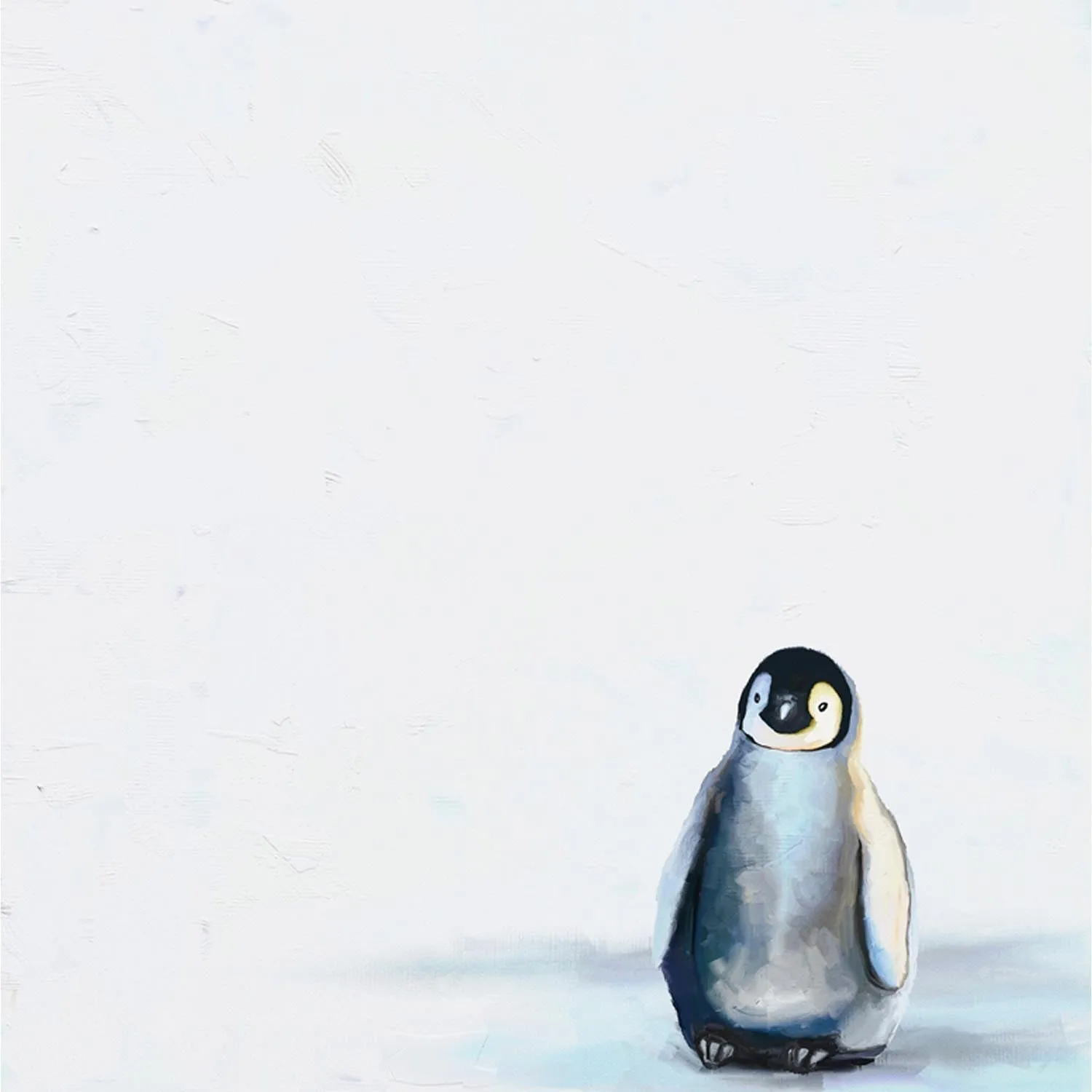 Baby Penguin Canvas Wall Art