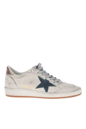Ball Star Blue Smoke Suede Leather Sneakers