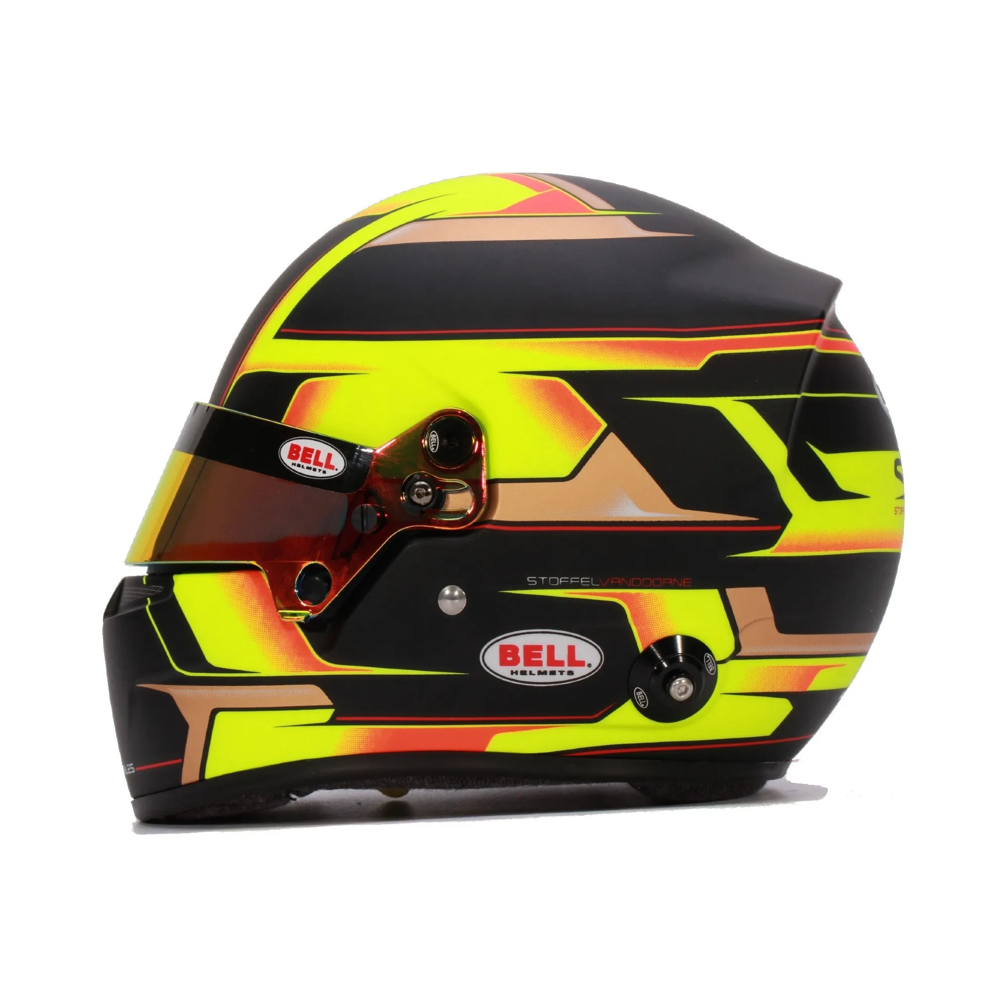 Bell 1:2 Scale Mini Helmet Stoffel Vandoorne 2023 Formula E DS Penske