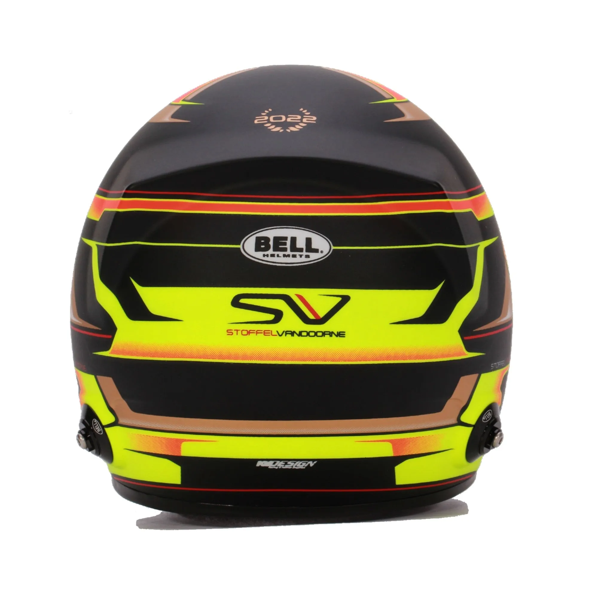 Bell 1:2 Scale Mini Helmet Stoffel Vandoorne 2023 Formula E DS Penske