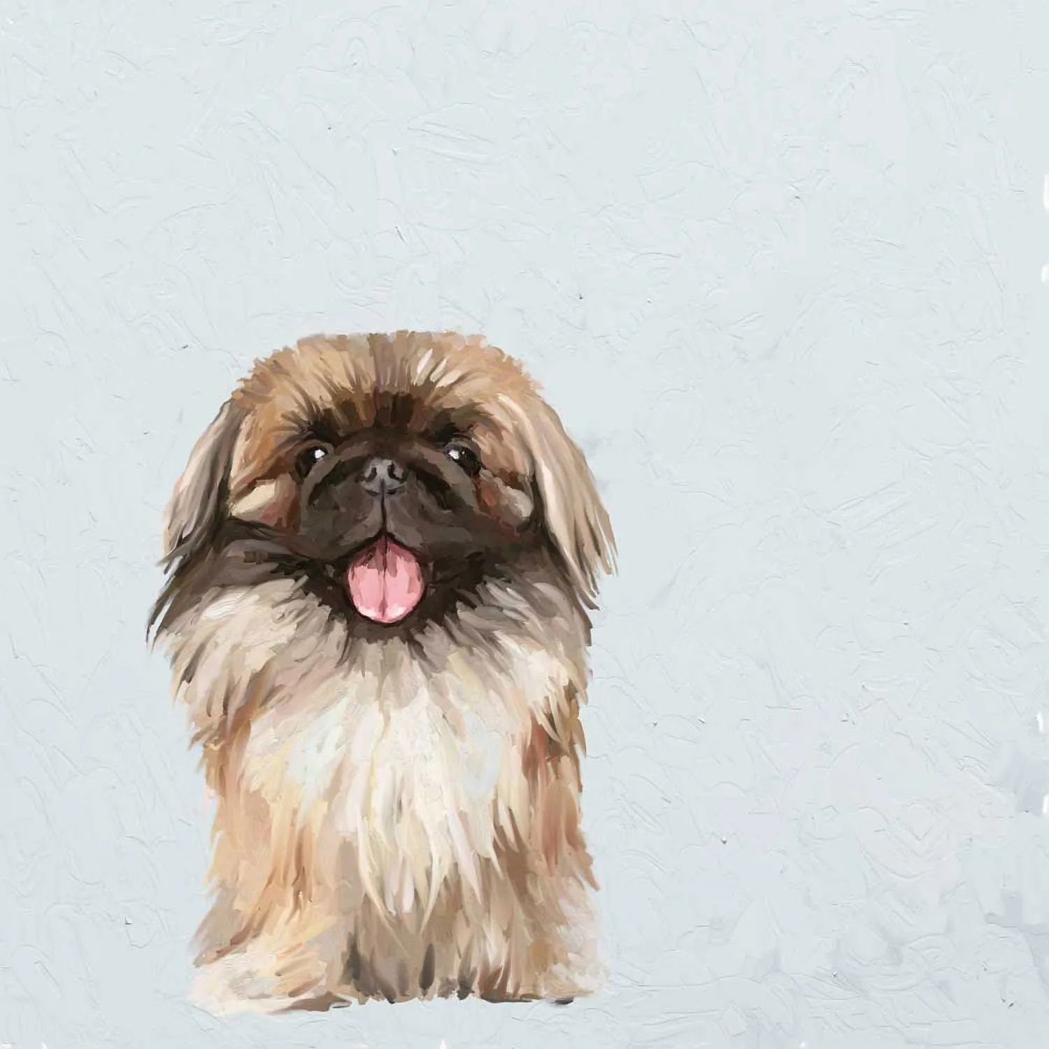 Best Friend - Pekingese Canvas Wall Art