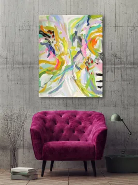 Blackberry Ice Canvas Wall Art