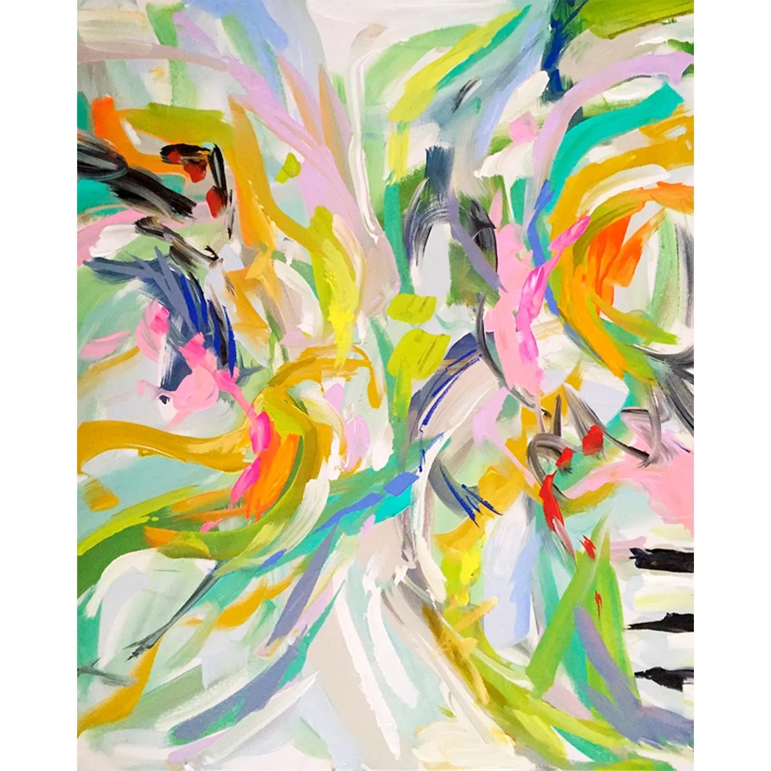 Blackberry Ice Canvas Wall Art