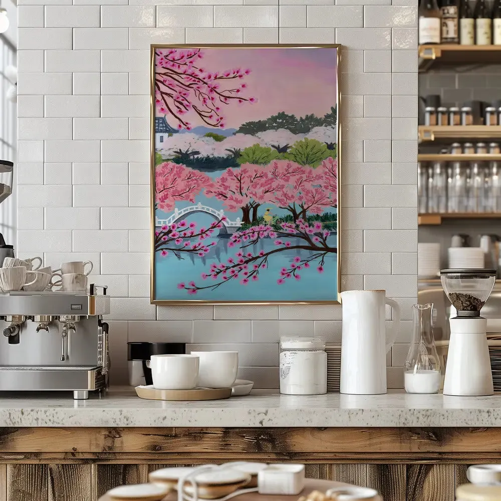 Blossom Ride by Sarah Gesek- Stretched Canvas, Poster or Fine Art Print
