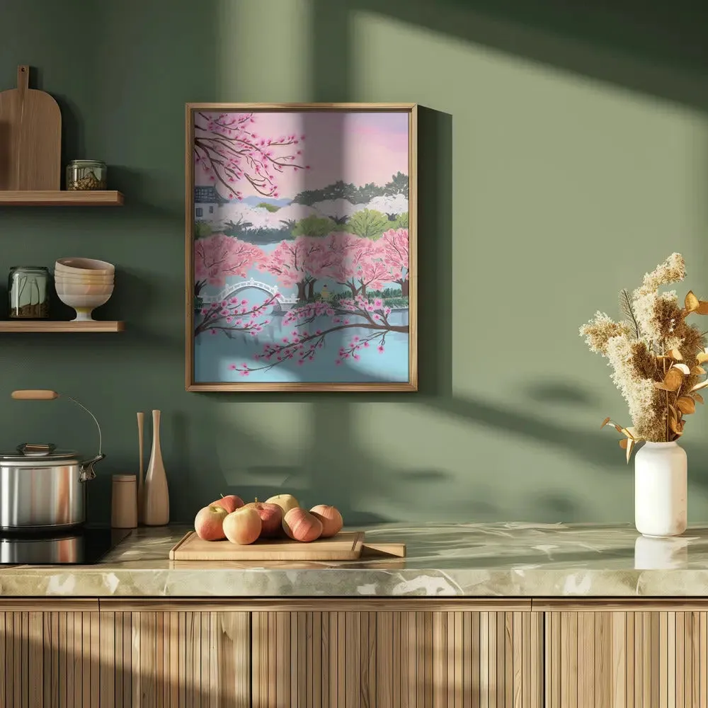 Blossom Ride by Sarah Gesek- Stretched Canvas, Poster or Fine Art Print