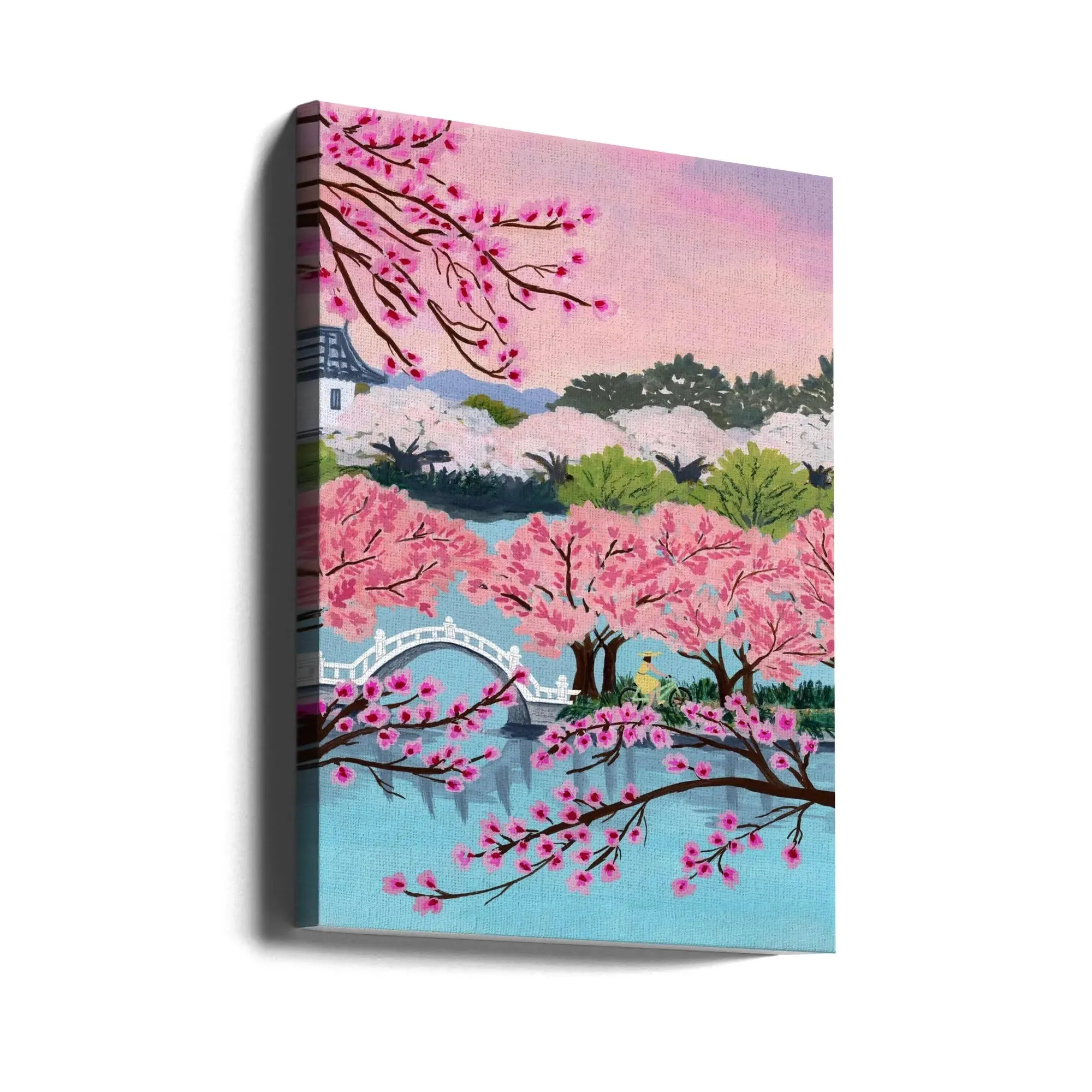 Blossom Ride by Sarah Gesek- Stretched Canvas, Poster or Fine Art Print
