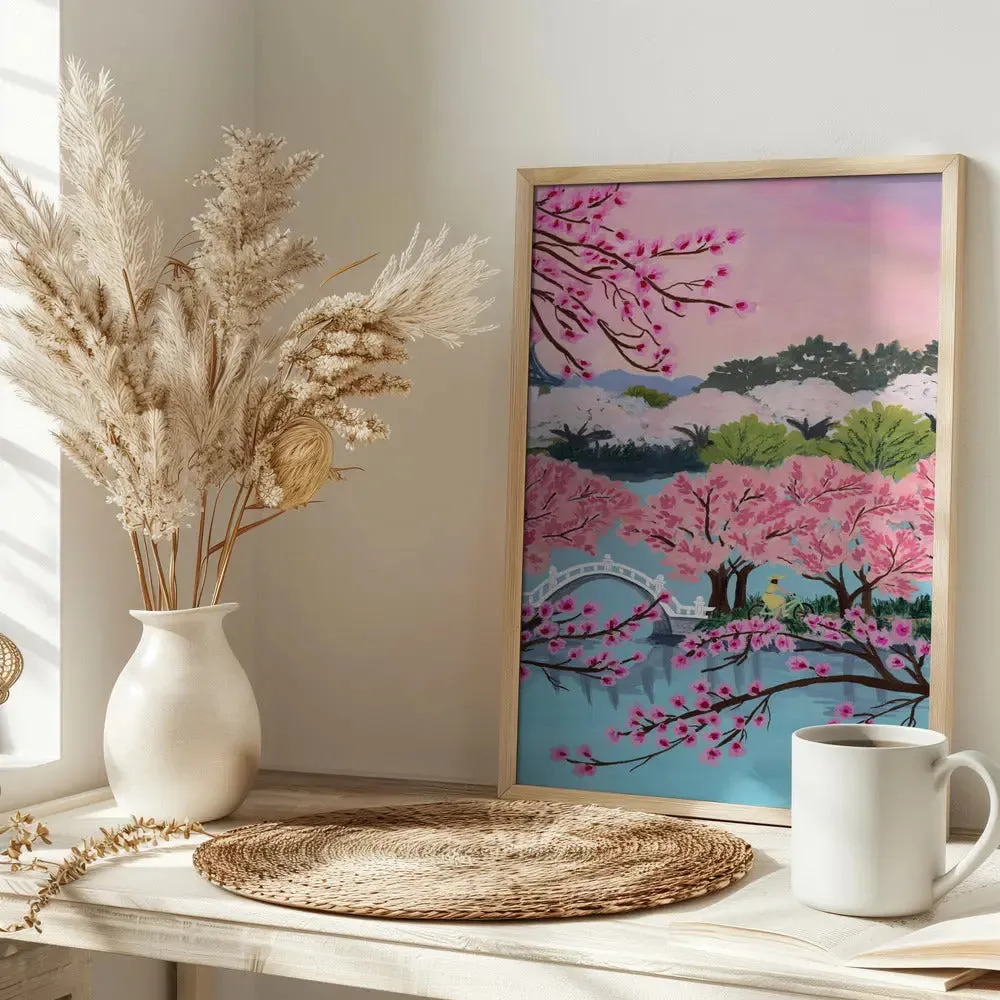 Blossom Ride by Sarah Gesek- Stretched Canvas, Poster or Fine Art Print