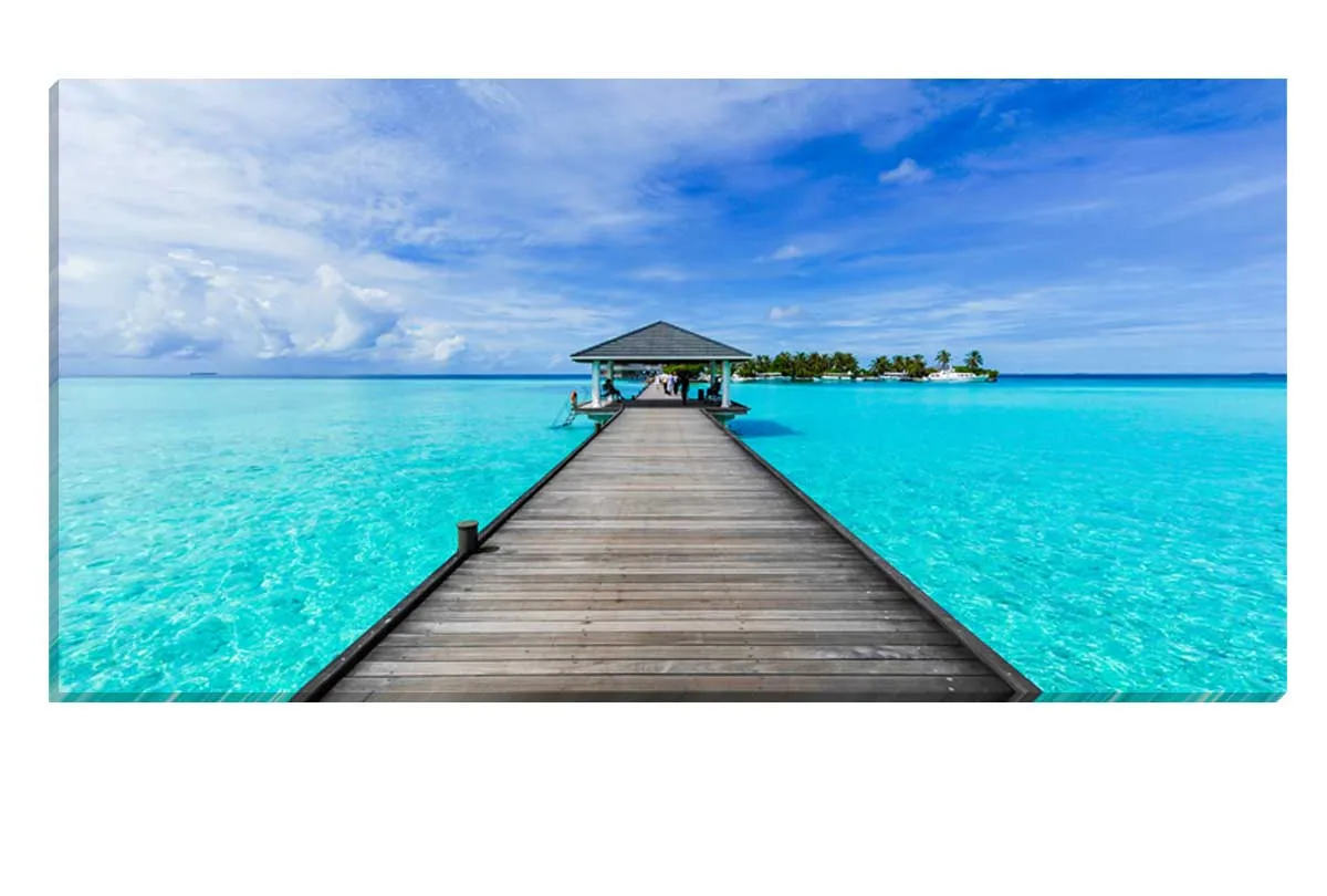 Boardwalk to Paradise | Canvas Wall Art Print