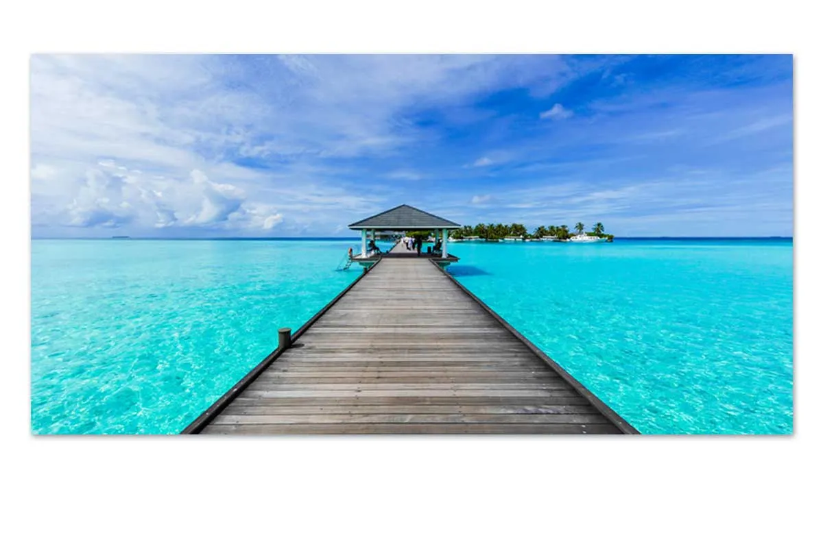 Boardwalk to Paradise | Canvas Wall Art Print