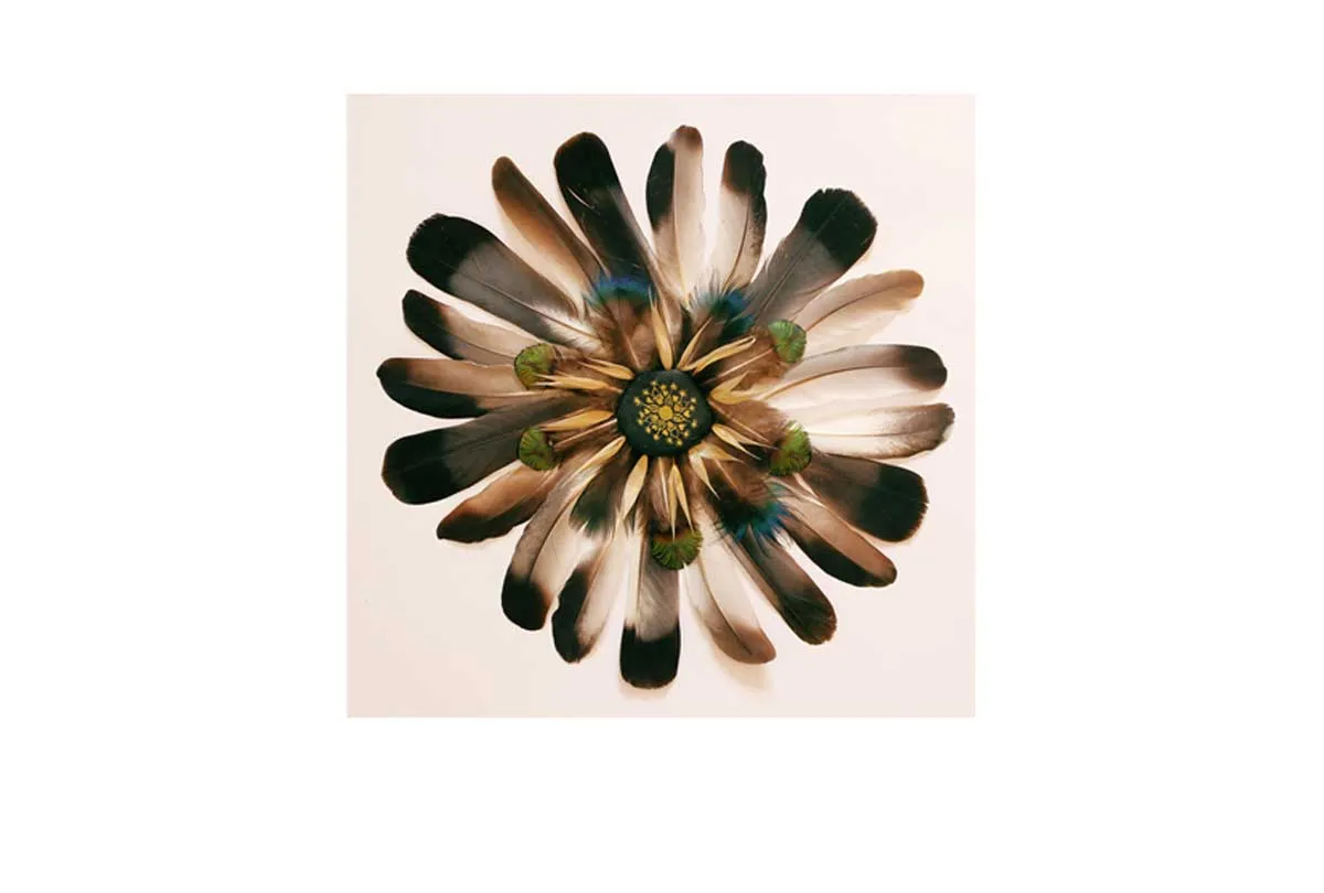 Boho Feather Mandala | Canvas Wall Art Print