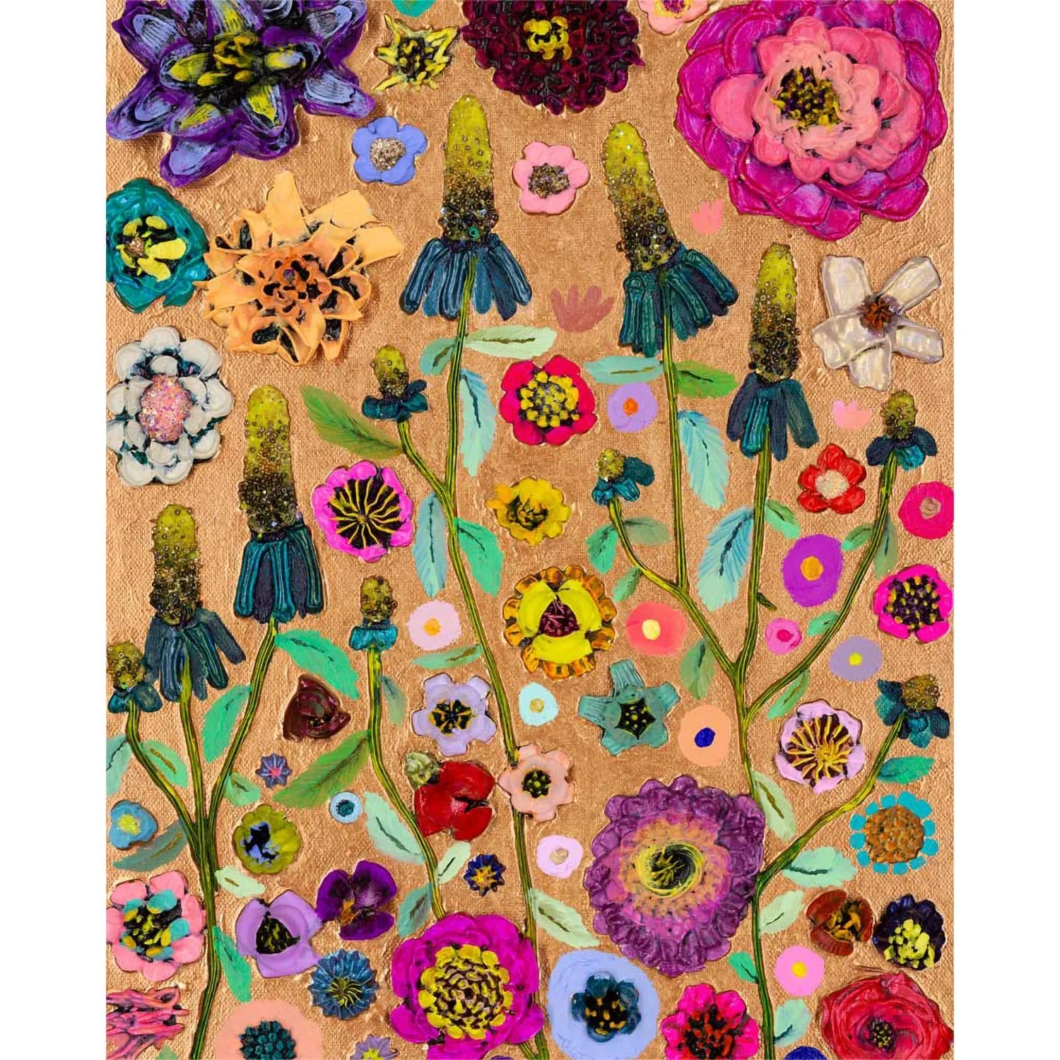 Bright & Bold - Gold Canvas Wall Art