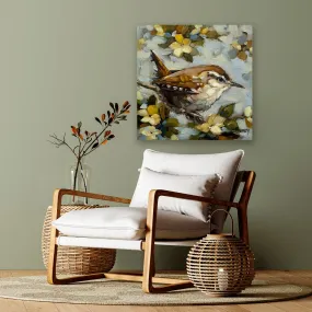 Carolina Wren Canvas Wall Art