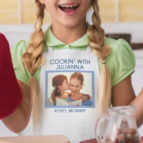 Cookin' Photo Personalized Kids Apron