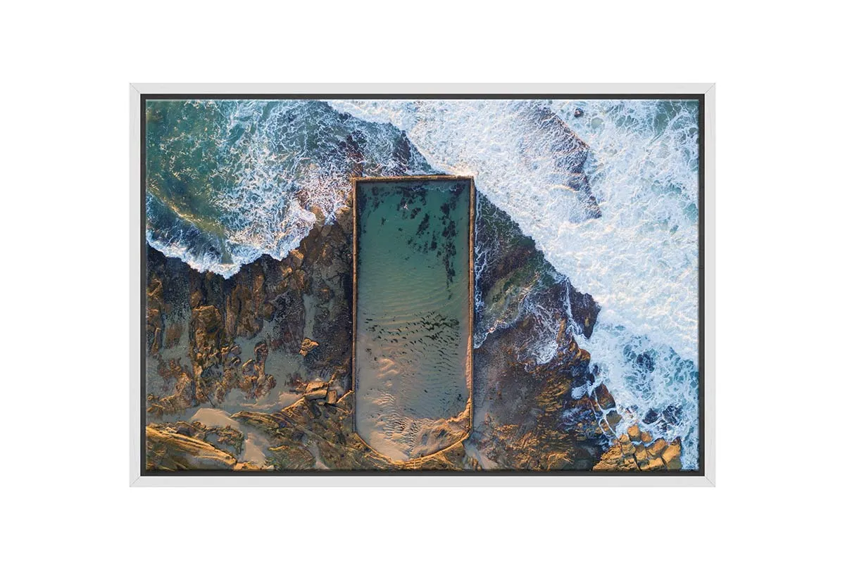 Cronulla Rock Pool, Australia | Canvas Wall Art Print