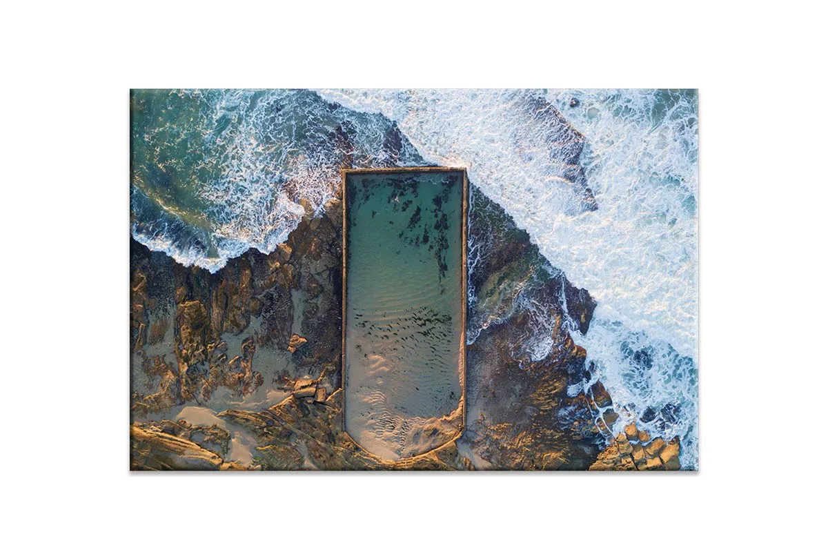 Cronulla Rock Pool, Australia | Canvas Wall Art Print