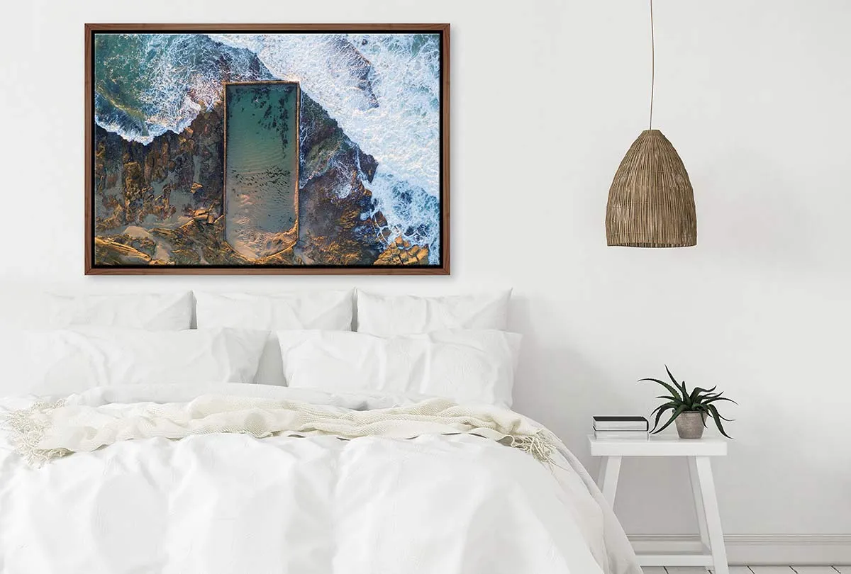 Cronulla Rock Pool, Australia | Canvas Wall Art Print
