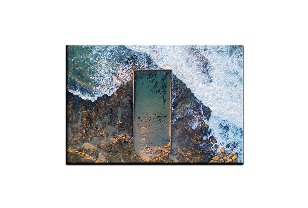 Cronulla Rock Pool, Australia | Canvas Wall Art Print