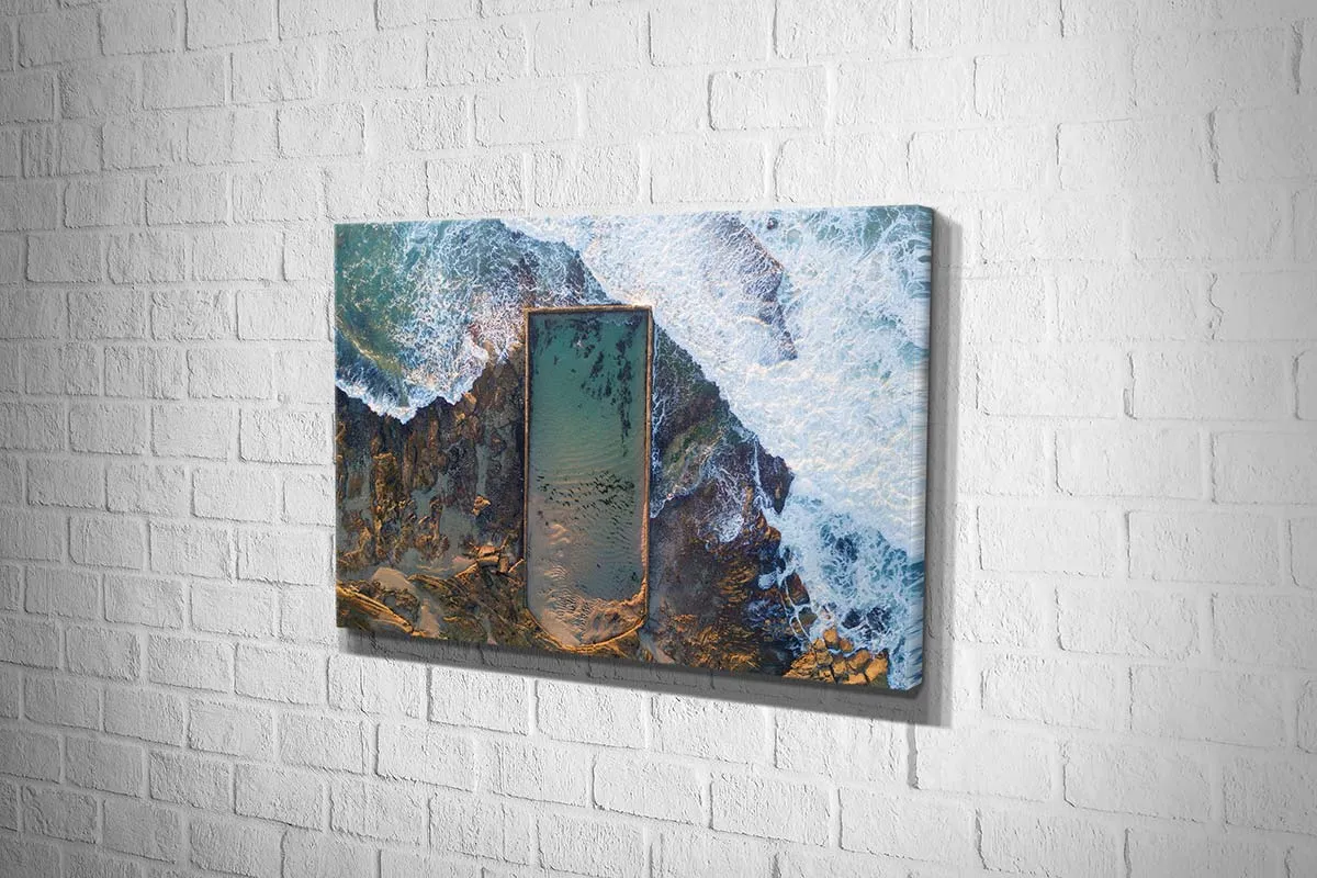 Cronulla Rock Pool, Australia | Canvas Wall Art Print