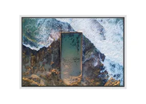 Cronulla Rock Pool, Australia | Canvas Wall Art Print