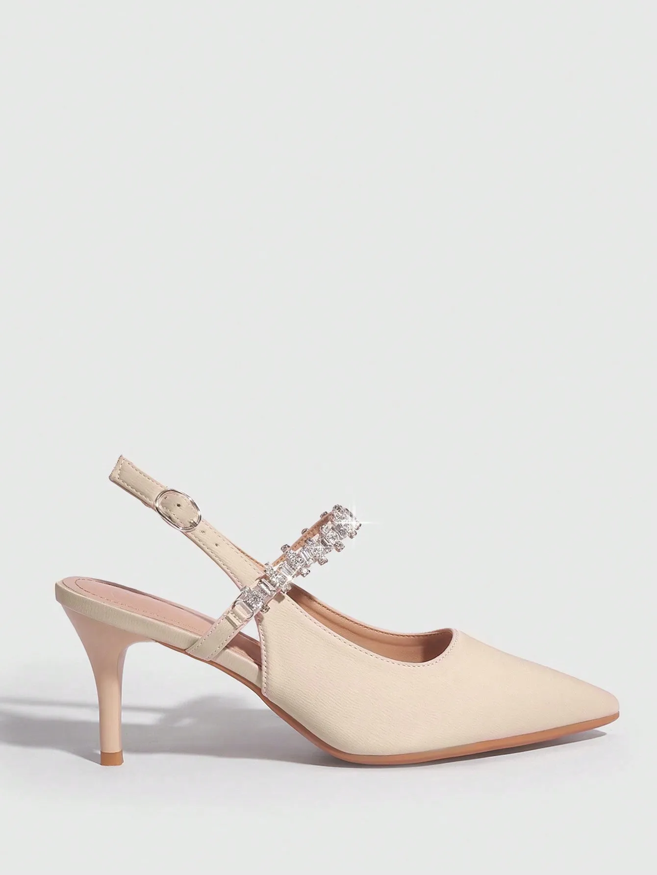 CUCCOO CHICEST Woman Shoes Fashion Point Toe Comfortable Beige High-Heeled Shoes For Spring And Summer Vacation Shoes Summer Sale