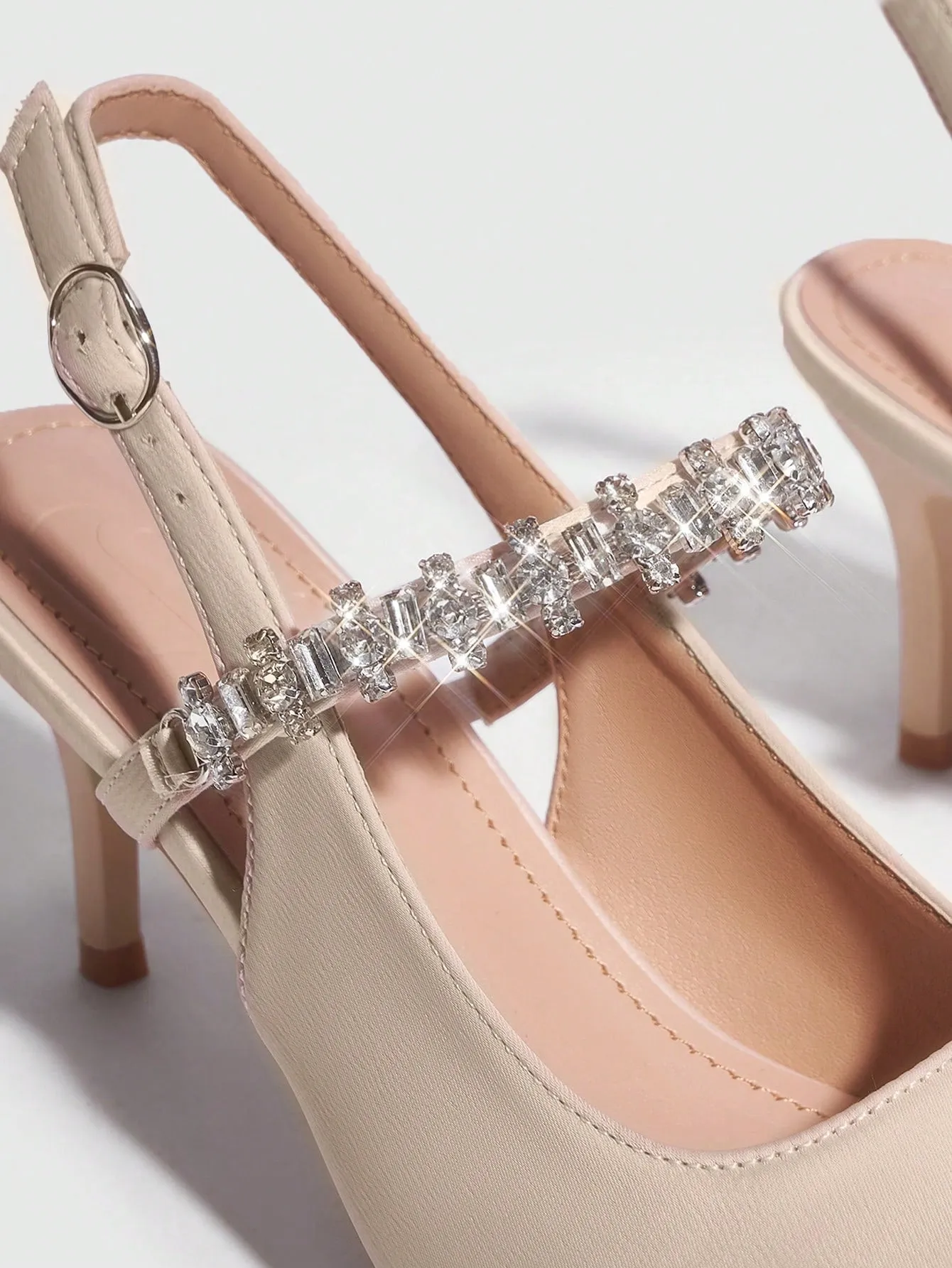 CUCCOO CHICEST Woman Shoes Fashion Point Toe Comfortable Beige High-Heeled Shoes For Spring And Summer Vacation Shoes Summer Sale